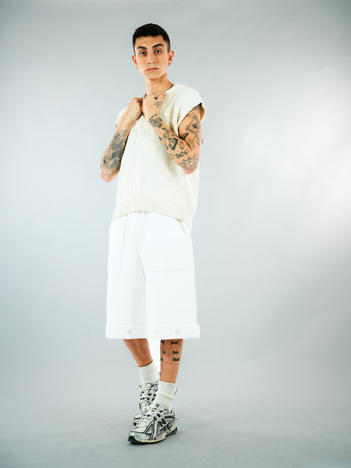 Barcelona Bermuda in brushed fleece