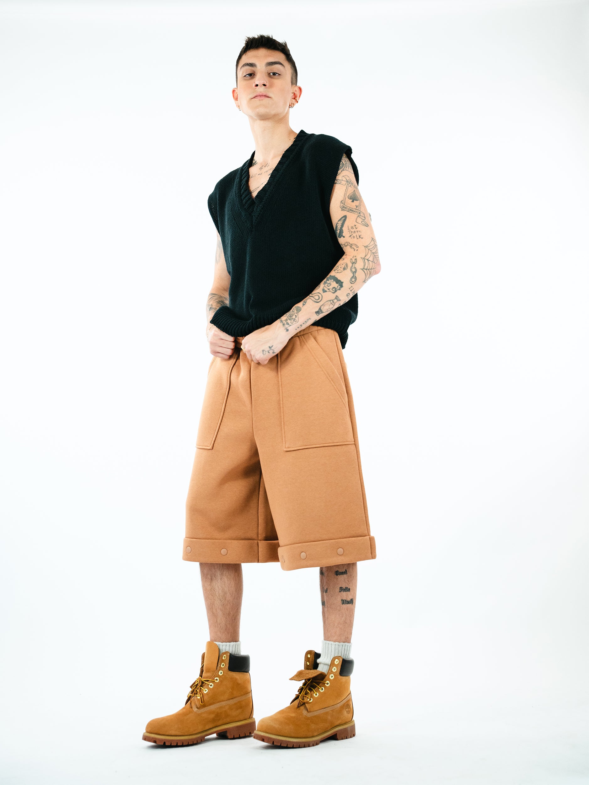 Bermuda Barcellona  in felpa garzata