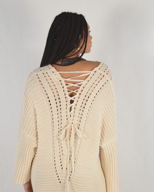 Bilbao long knitted dress
