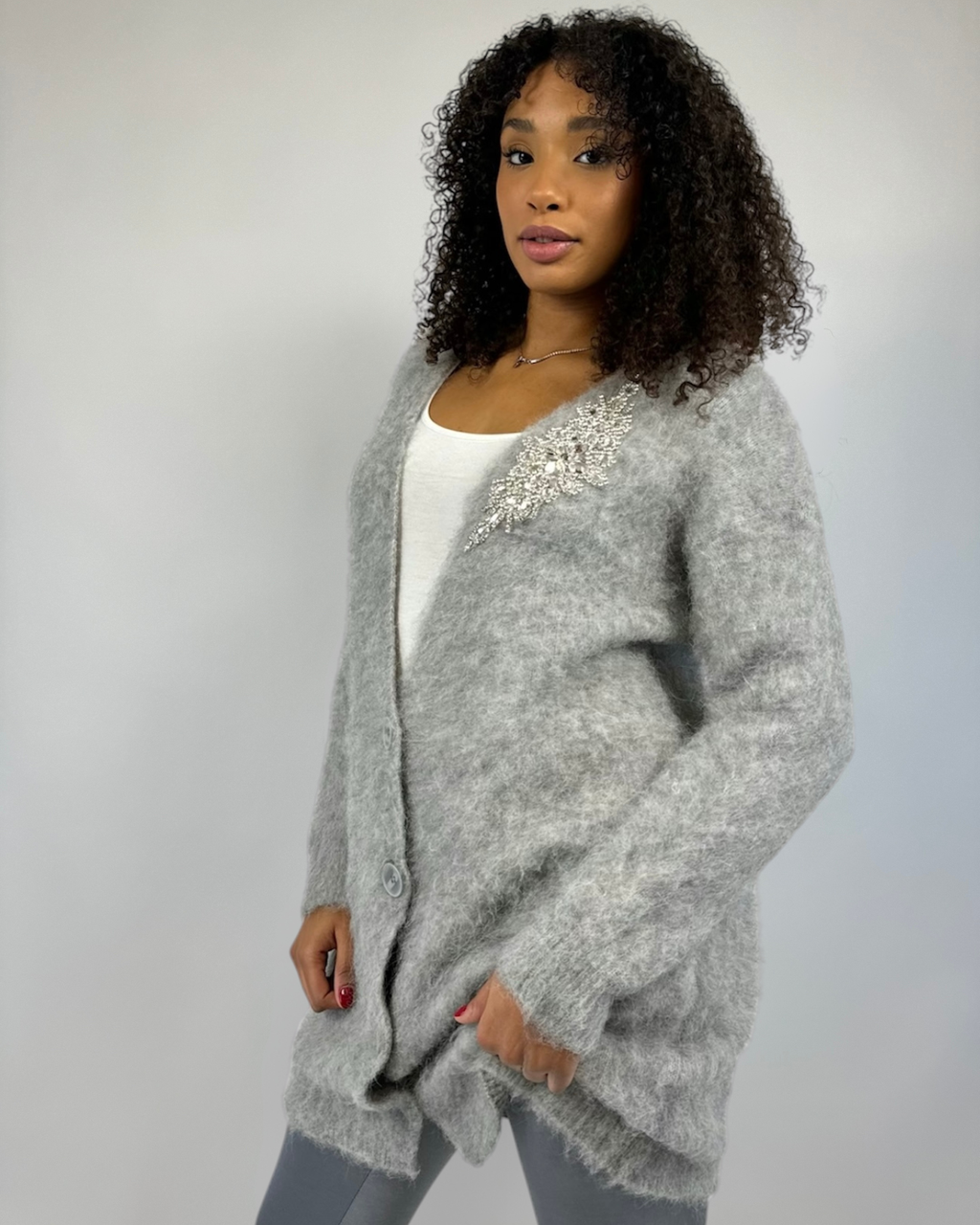 Oslo - Cardigan in alpaca
