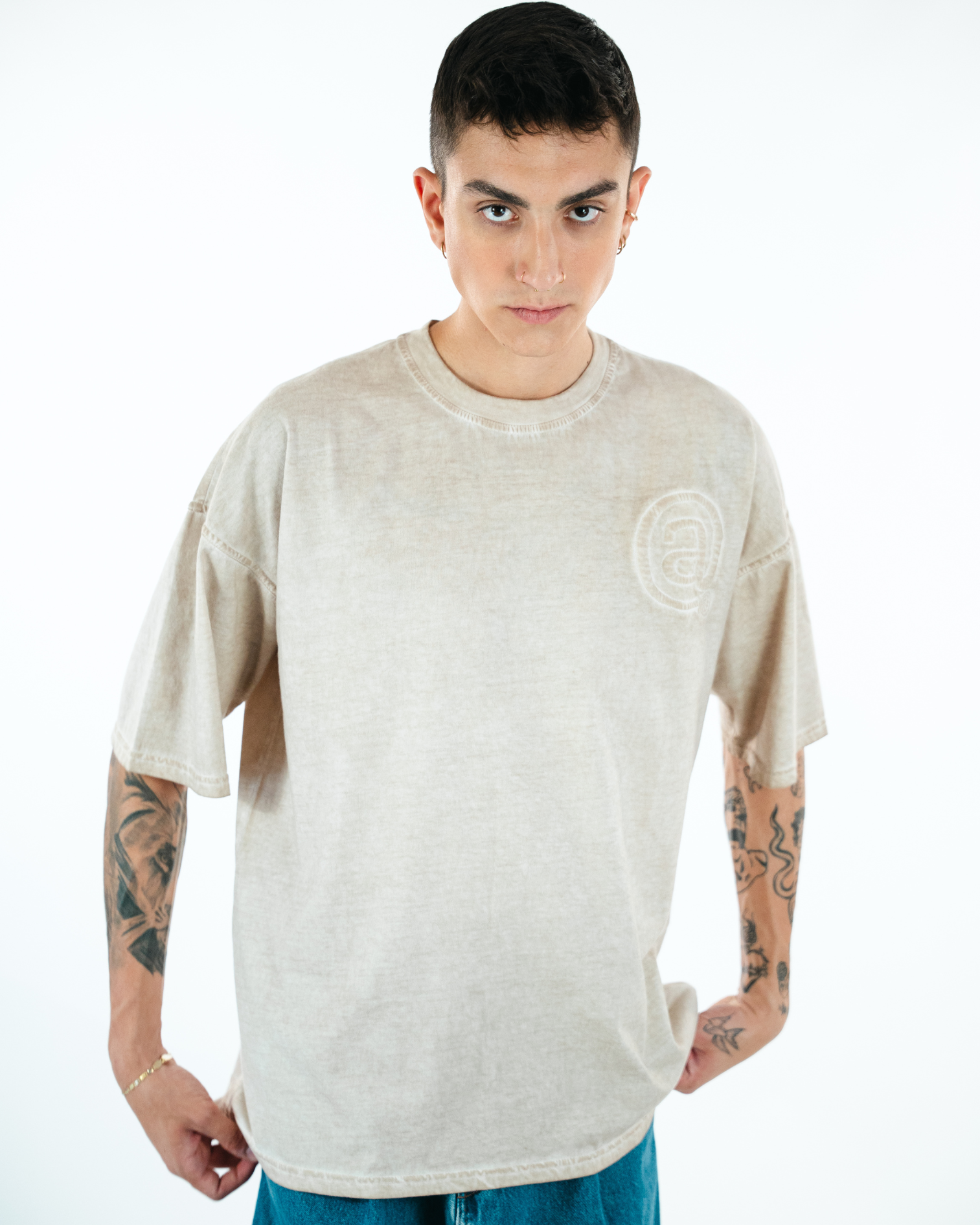 Maxi T-shirt California in cotone