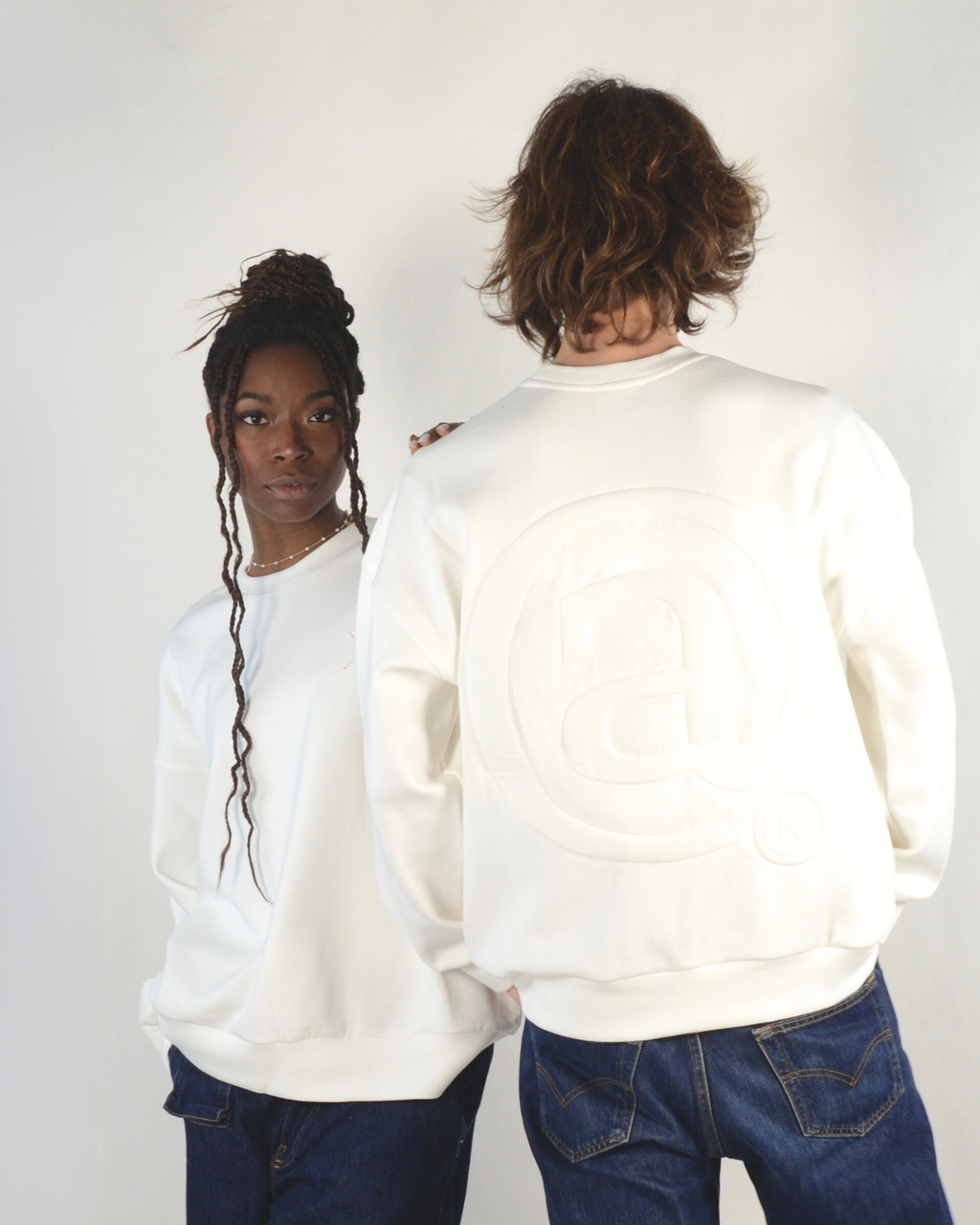 Sweatshirt with embroidered logo Rome