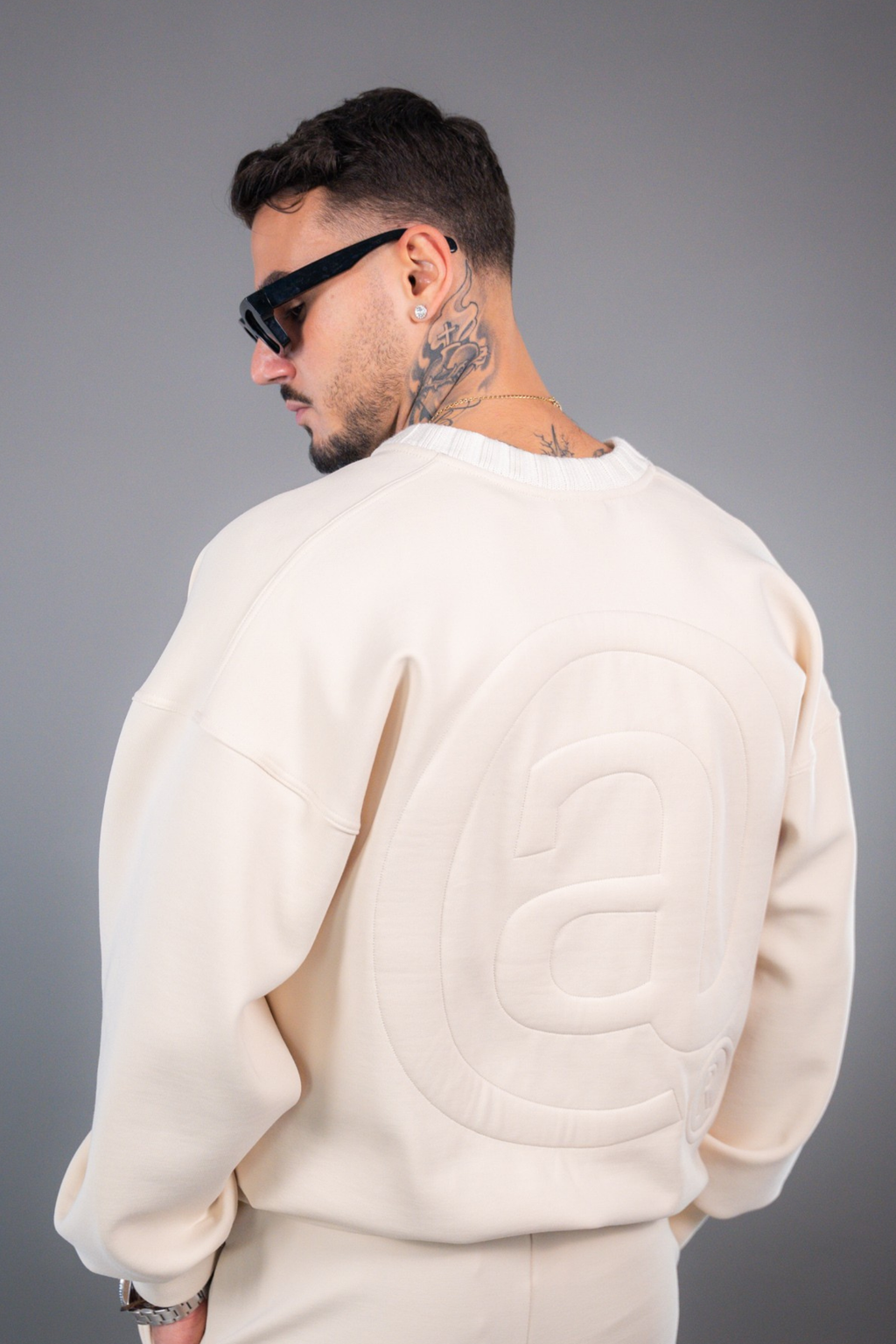 Budapest Crewneck Zip Up Sweatshirt 