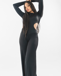 Canary Lycra Long Jumpsuit
