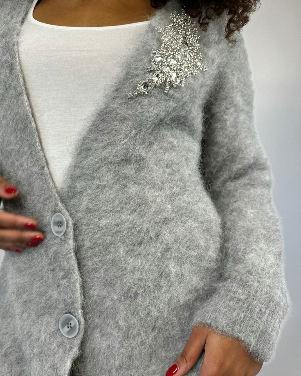 Oslo - Cardigan in alpaca