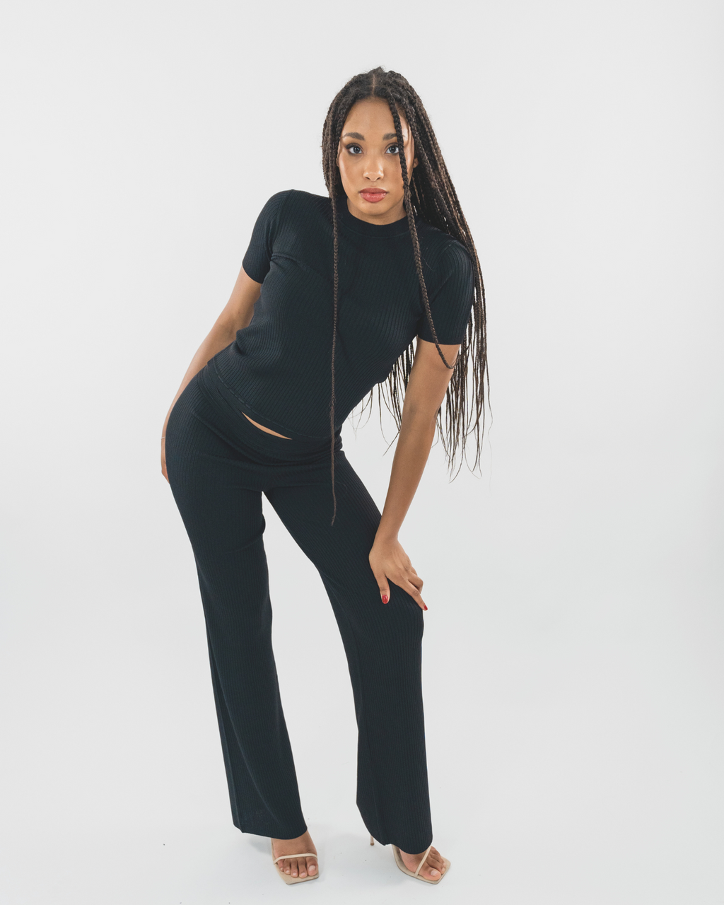 pantalone in maglia Capri