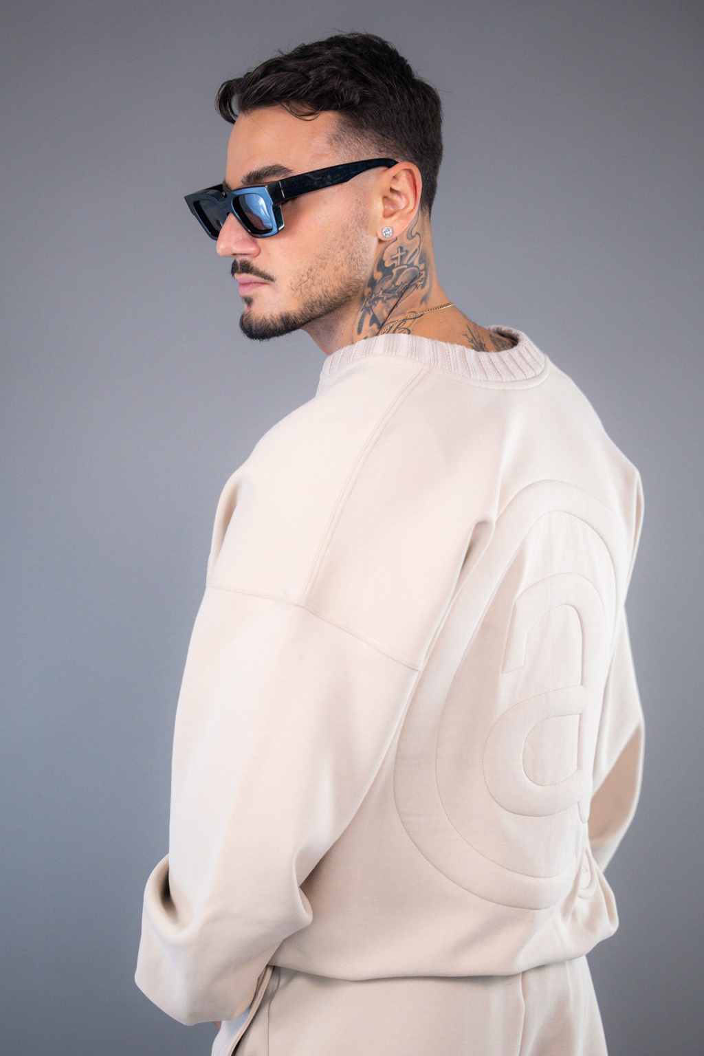 Budapest Crewneck Zip Up Sweatshirt 