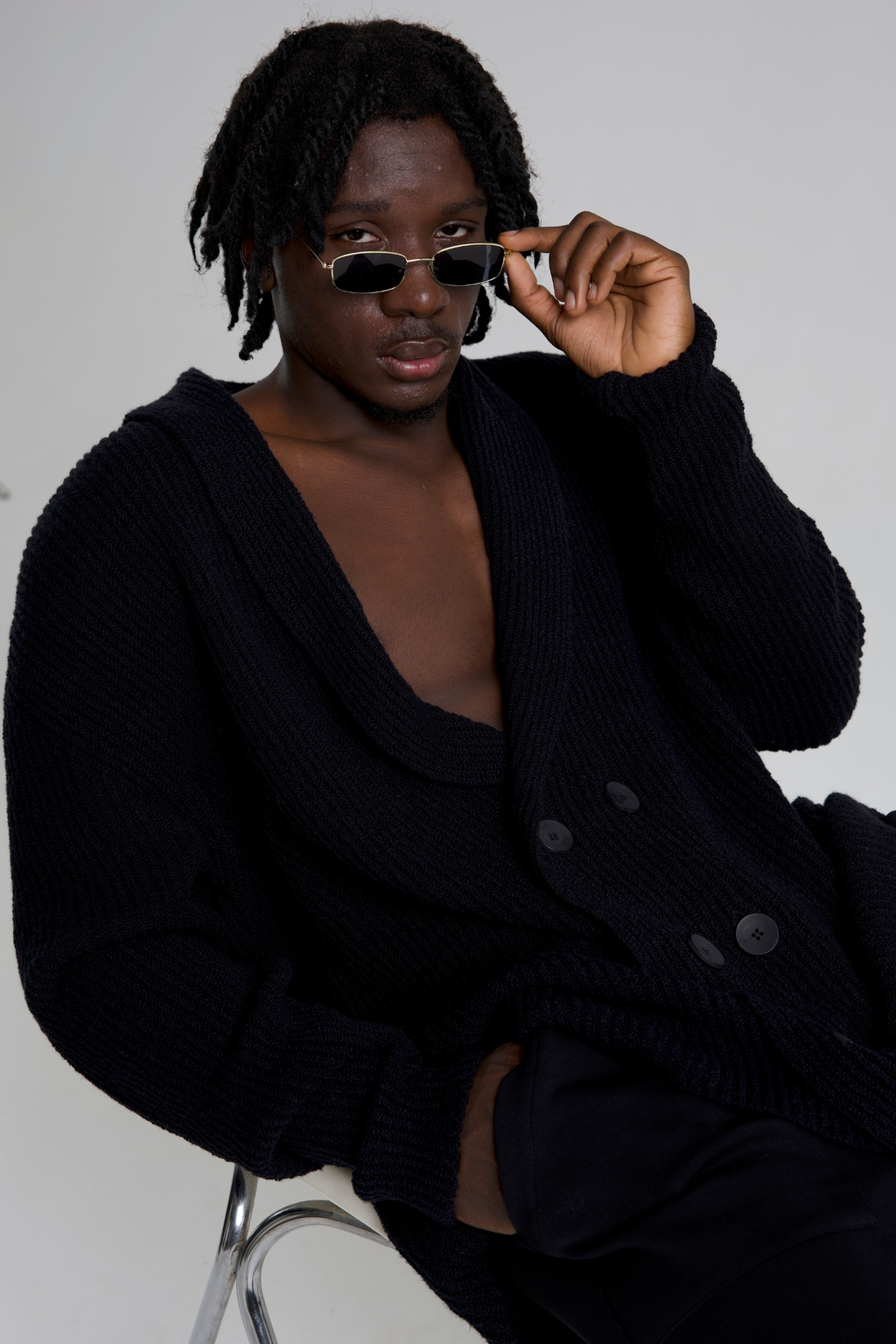 Argentina – Cardigan oversize doppiopetto