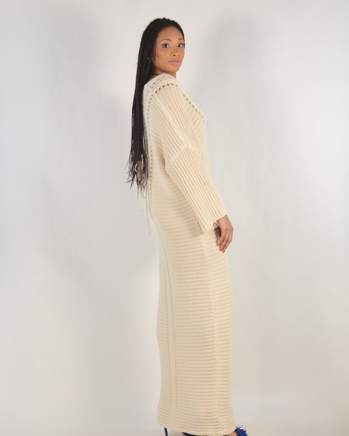 Bilbao long knitted dress