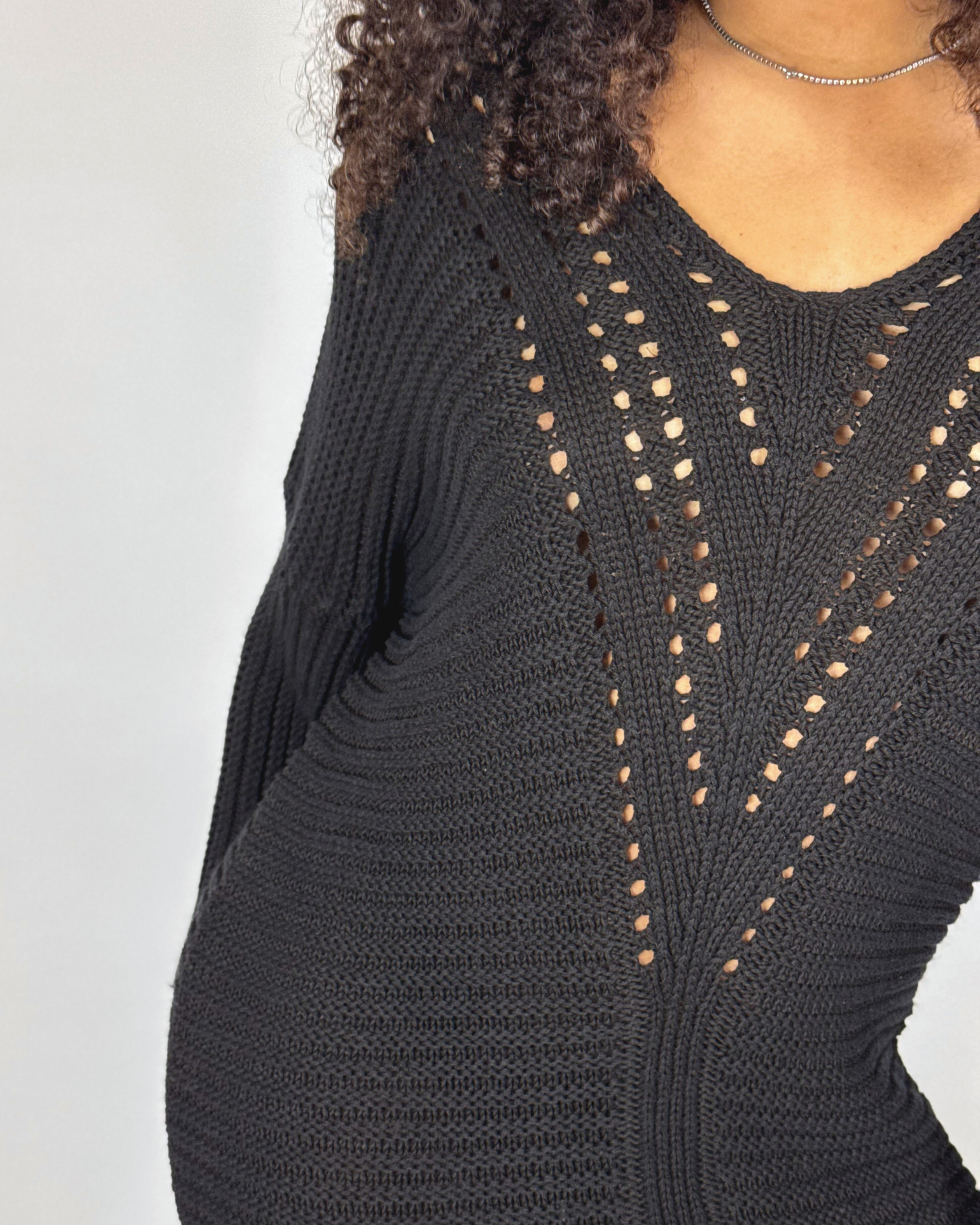 Bilbao long knitted dress