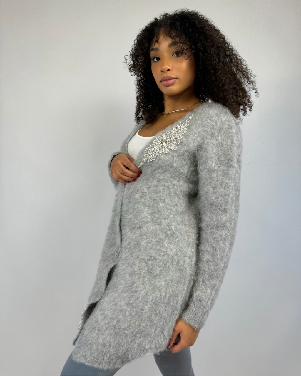 Oslo - Cardigan in alpaca