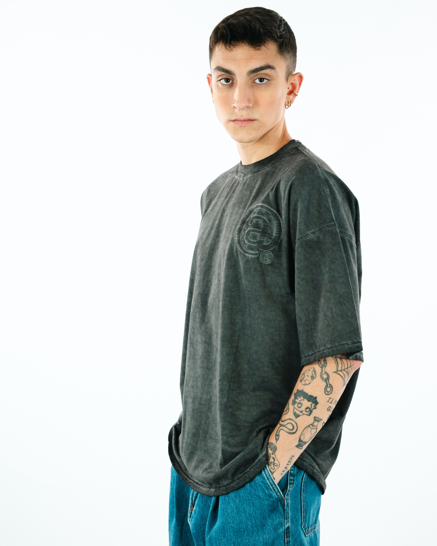 Maxi T-shirt California in cotone