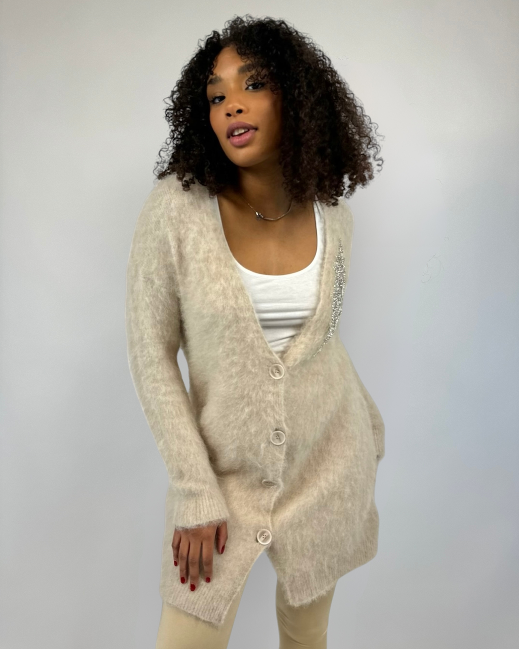 Oslo - Cardigan in alpaca