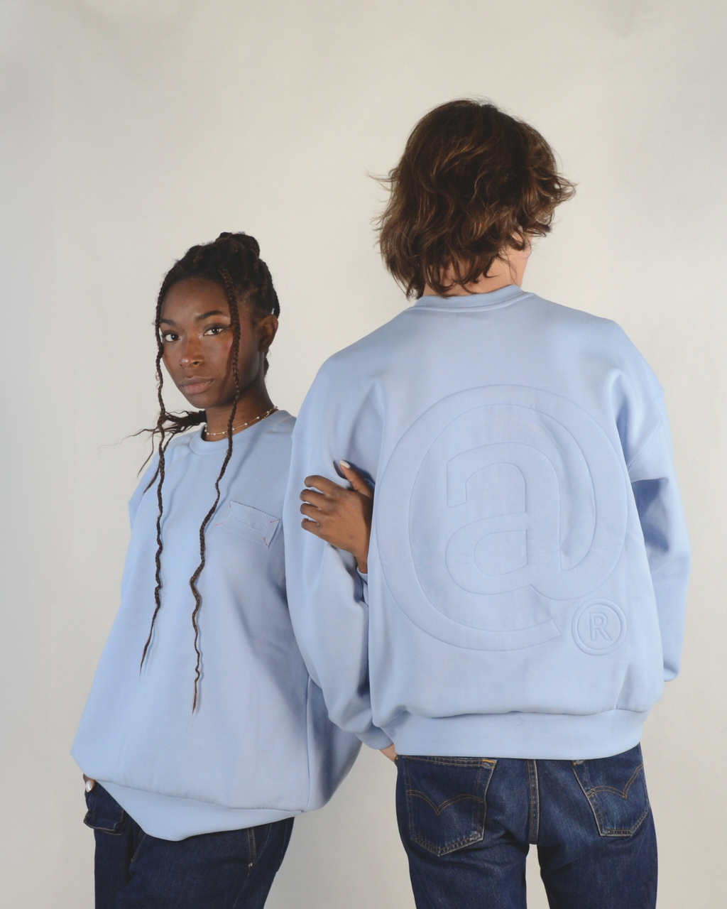 Sweatshirt with embroidered logo Rome