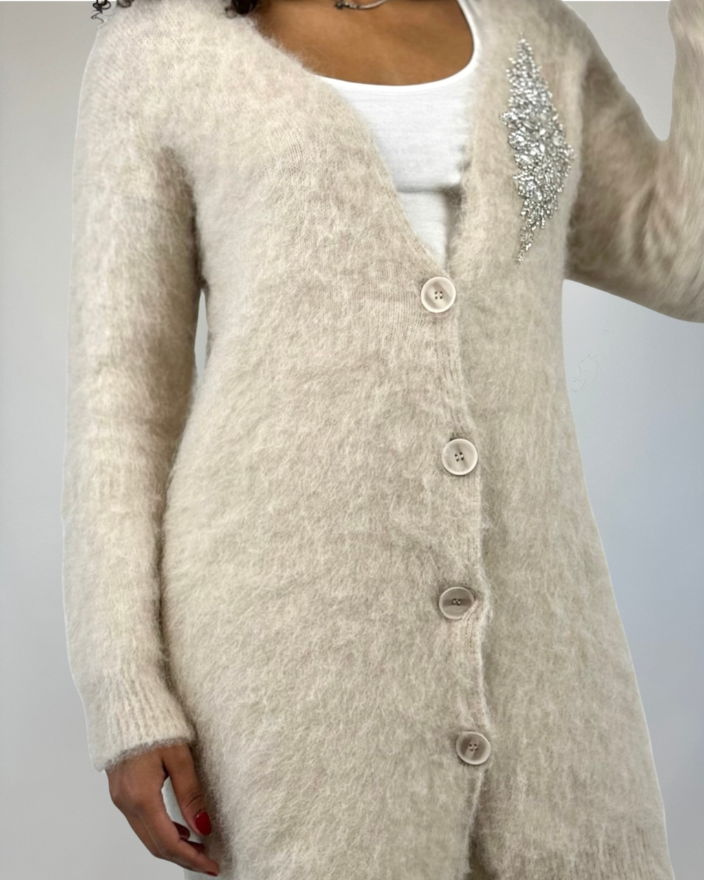 Oslo - Cardigan in alpaca