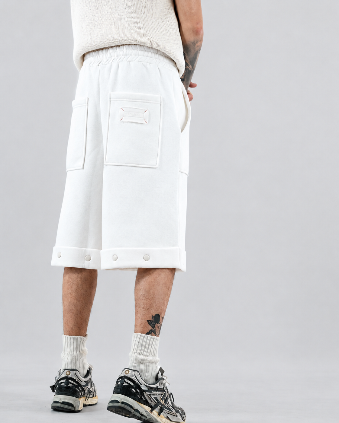 Barcellona brushed fleece bermuda shorts