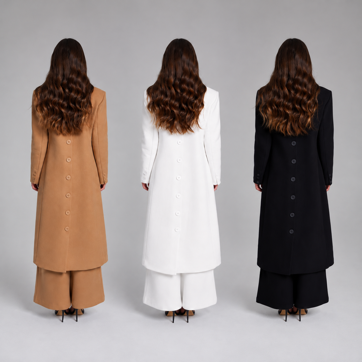 Cortina cappotto sartoriale sfiancato