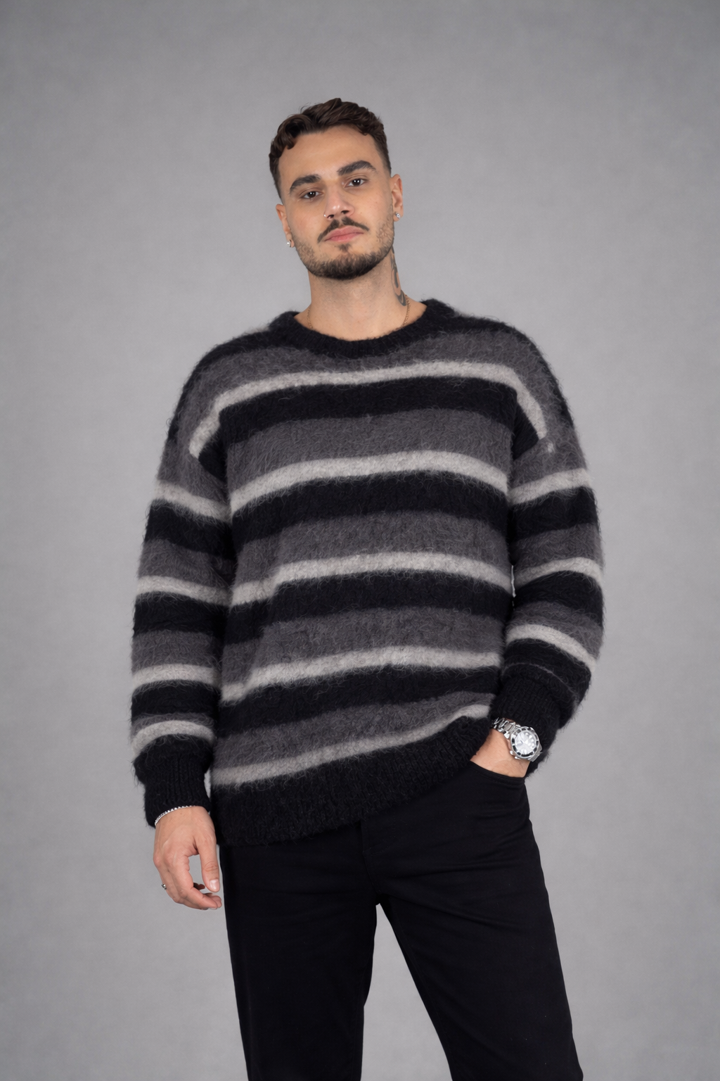 Dublino – Maglione oversize in alpaca pregiata