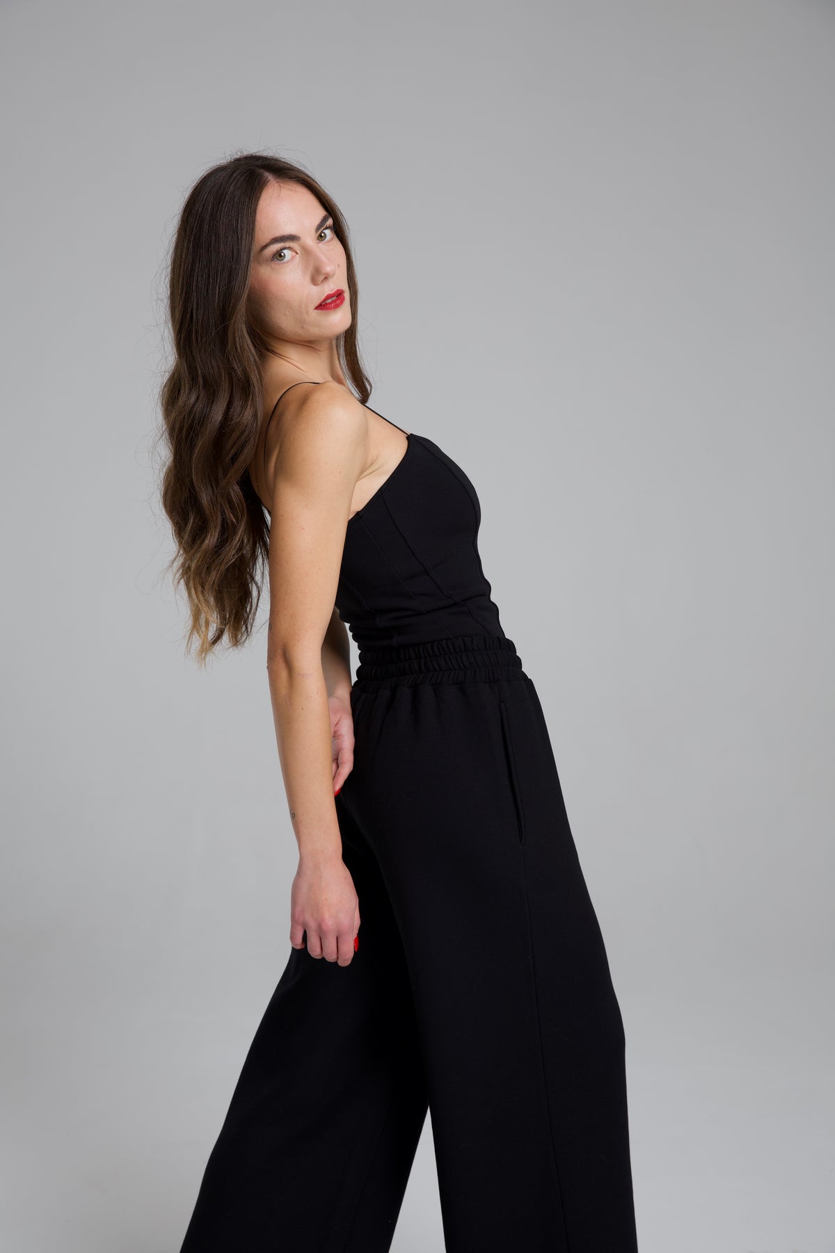 Messico body modellante in felpa piqué stretch