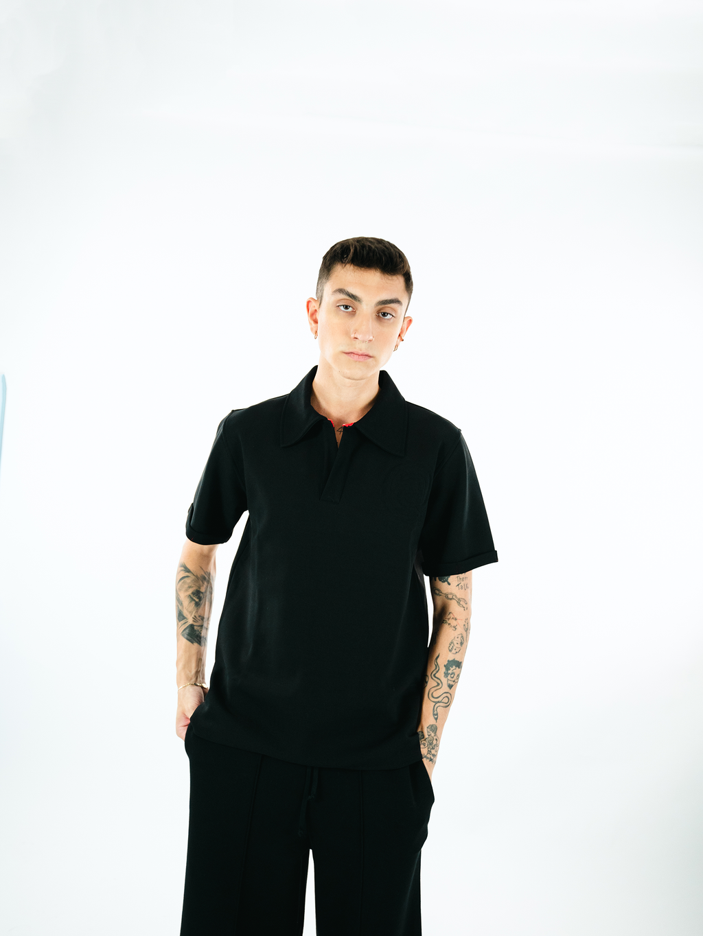 Polo Marrakech in piqué stretch