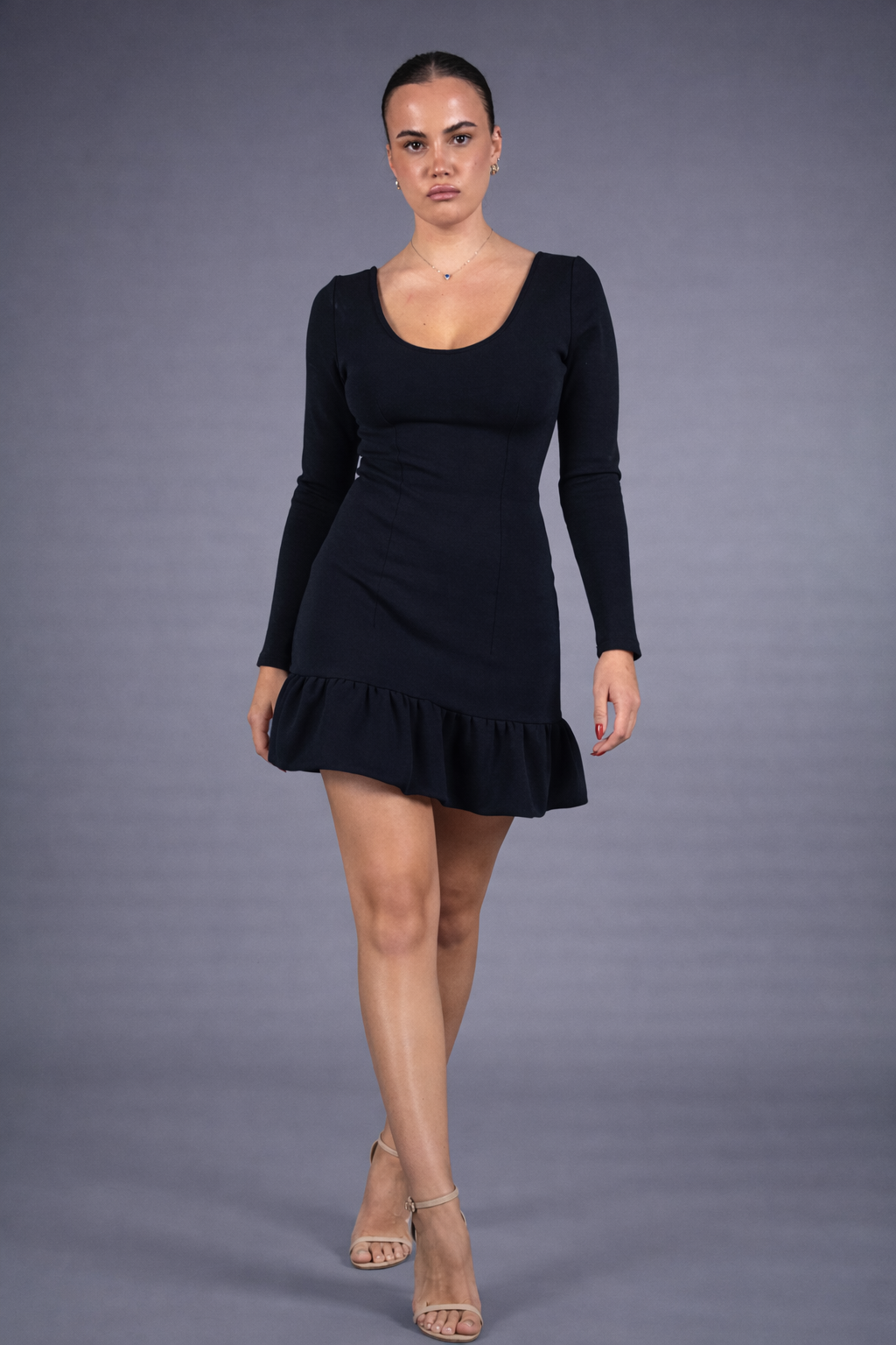 Paris Ruffle Mini Dress