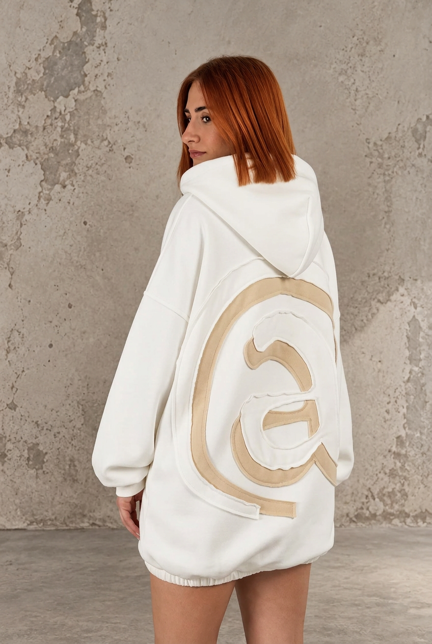 San diego  Felpa oversize unisex con cappuccio