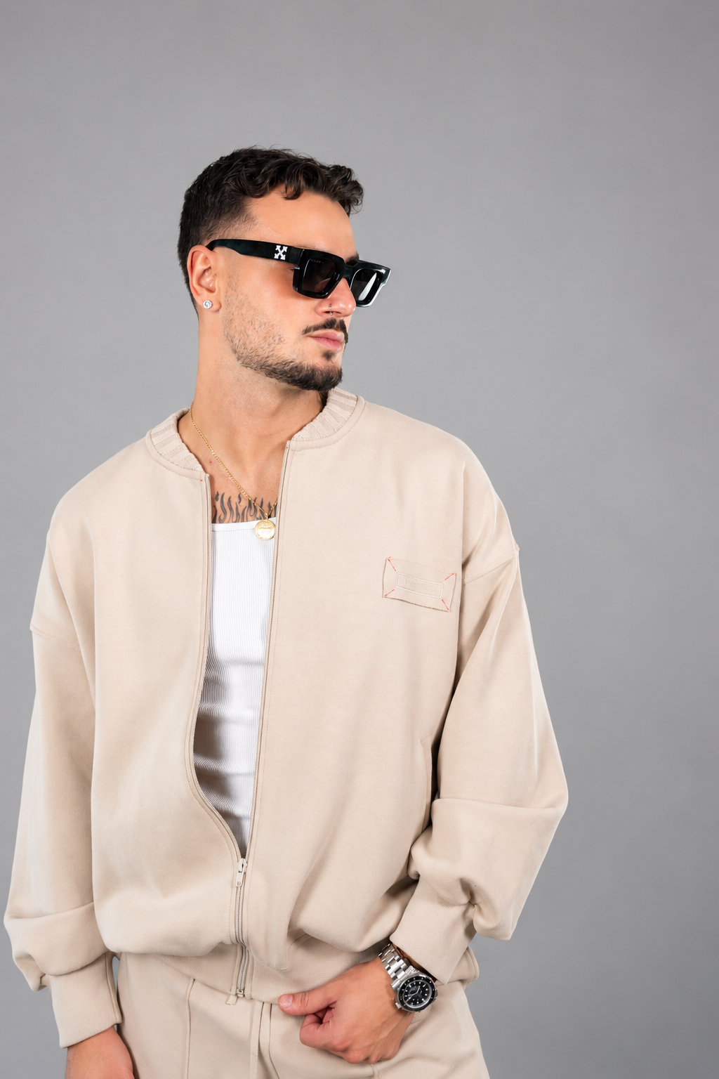 Bomber con zip Budapest