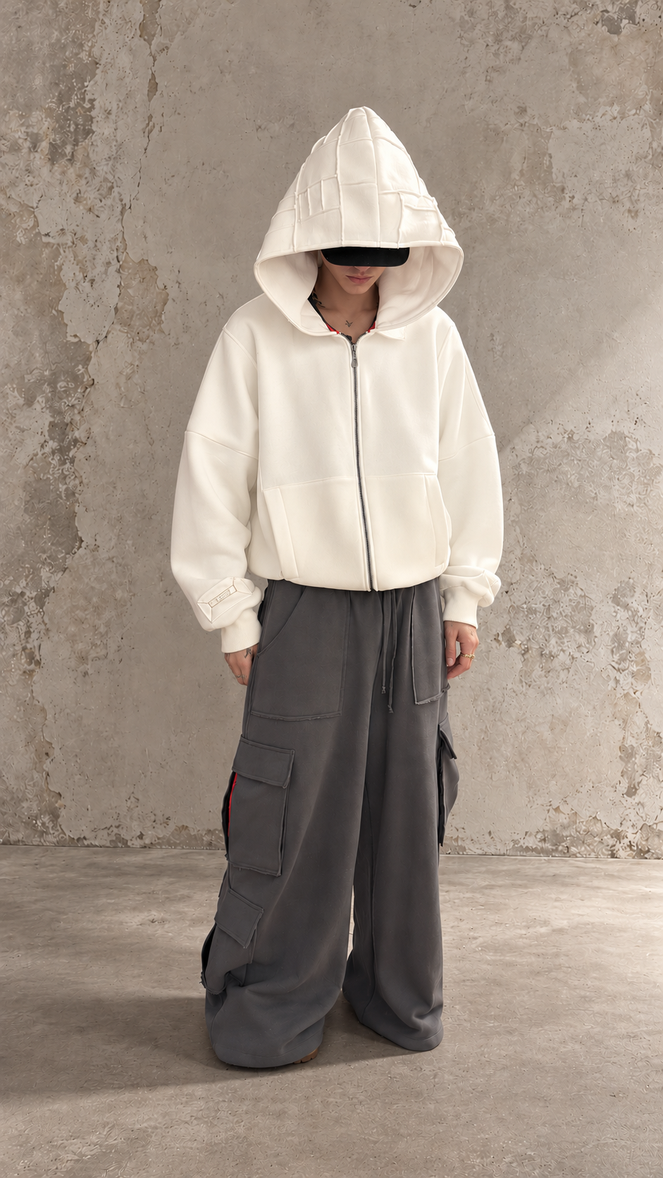 Amsterdam  cargo unisex in felpa