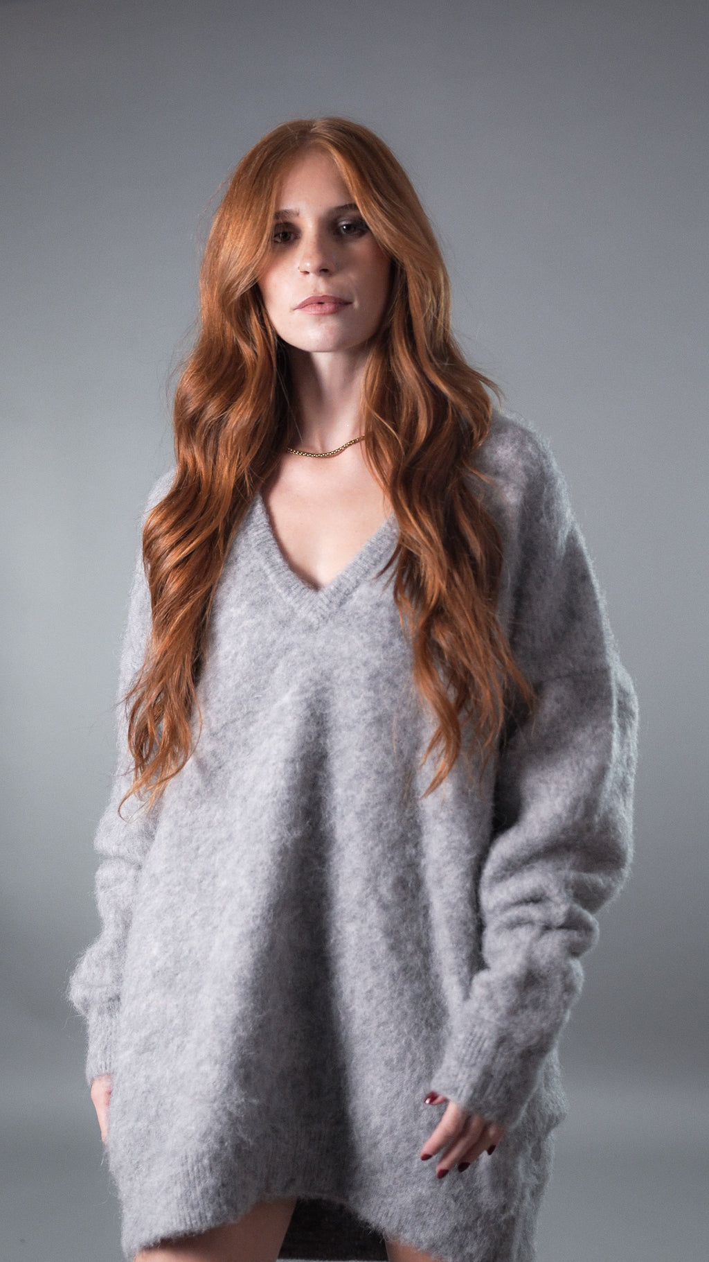 Courmayeur Cardigan in alpaca