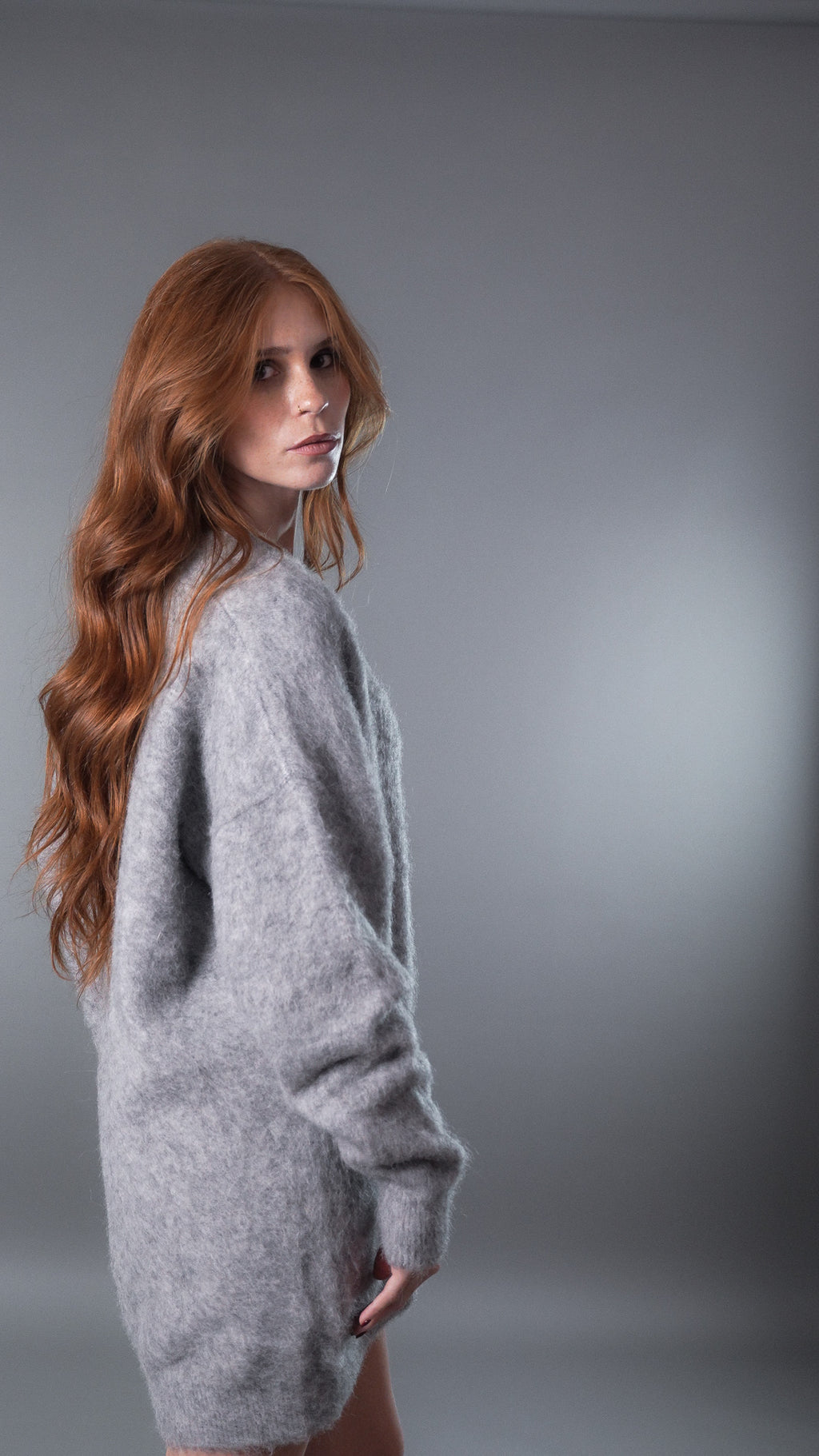 Courmayeur Cardigan in alpaca