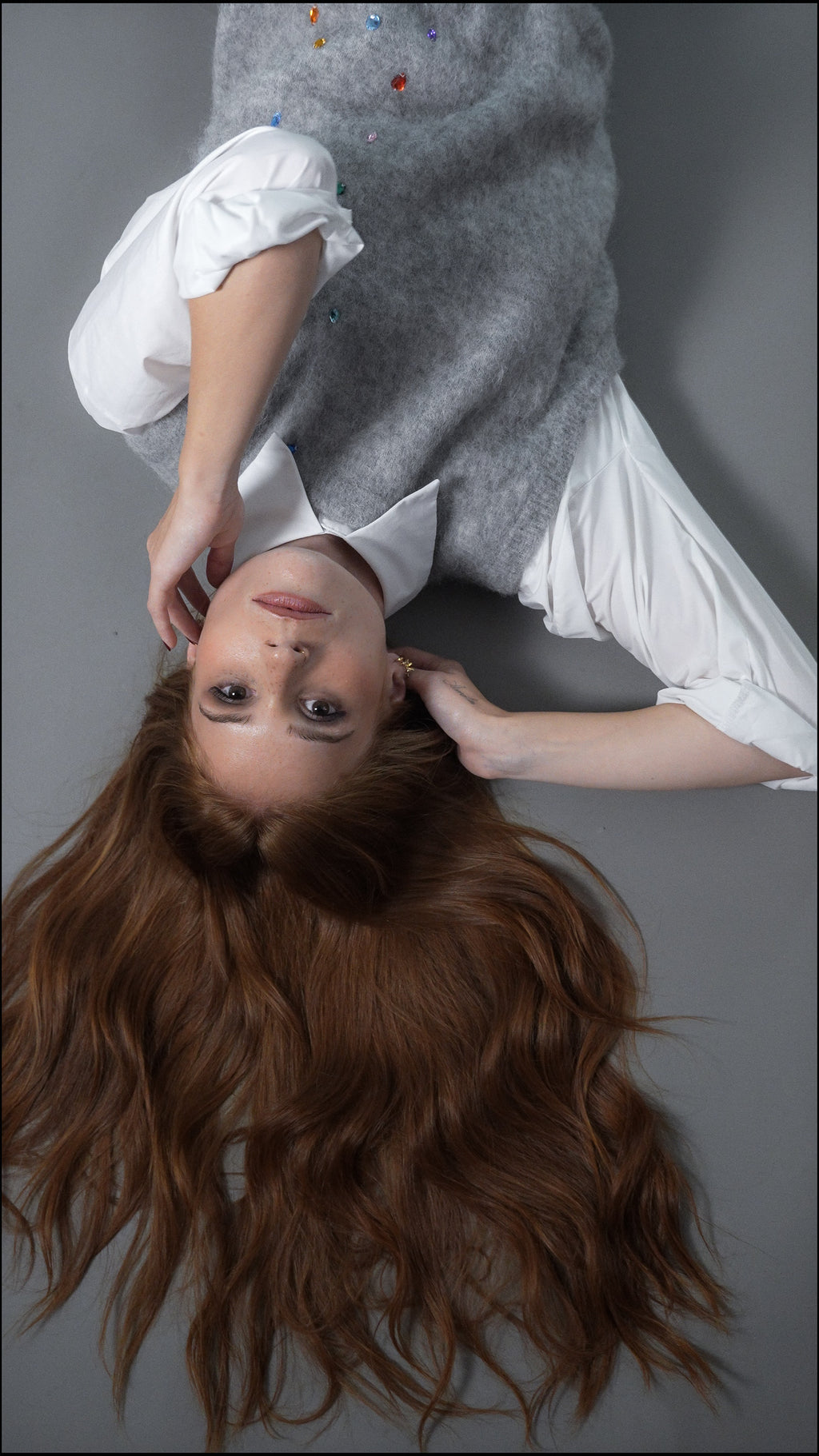 Toronto – Gilet in alpaca con pietre