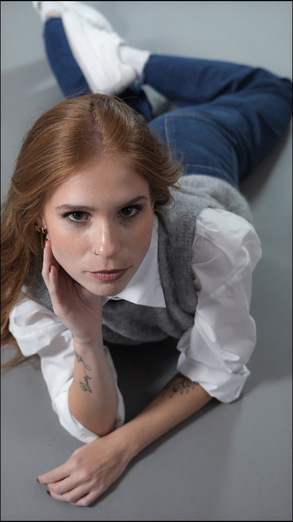 Toronto – Gilet in alpaca con pietre