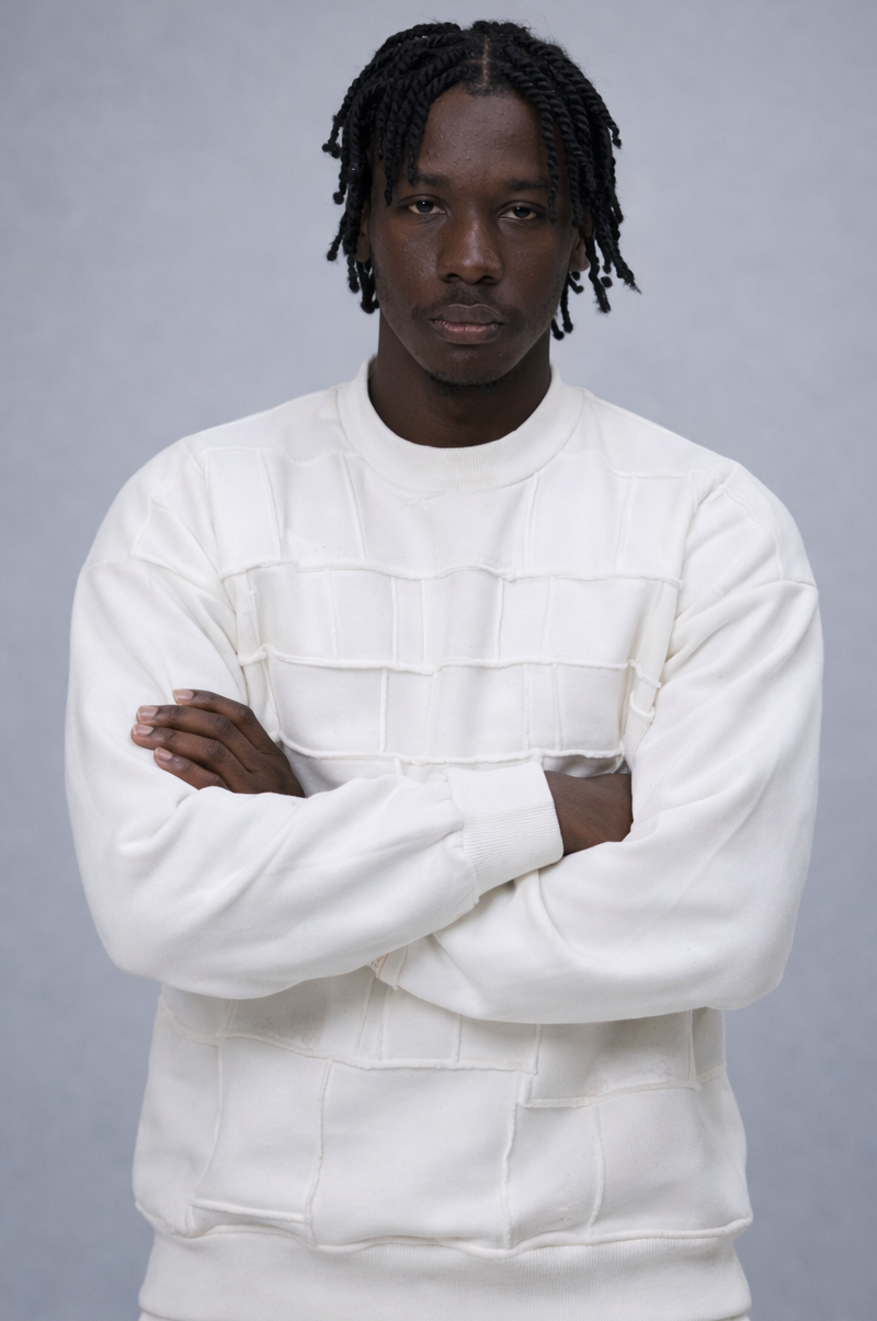 Felpa Cambridge  patchwork