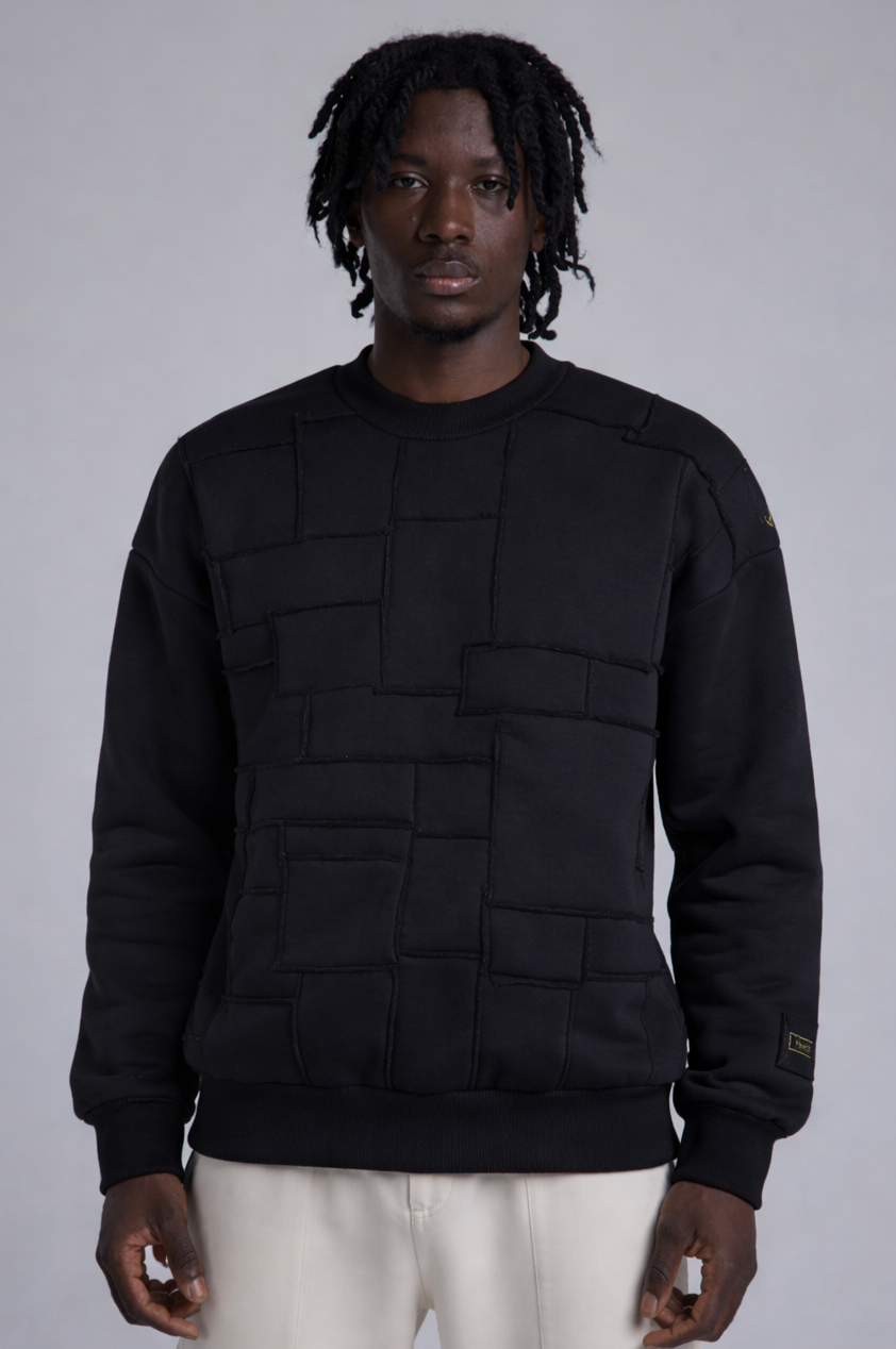 Felpa Cambridge  patchwork