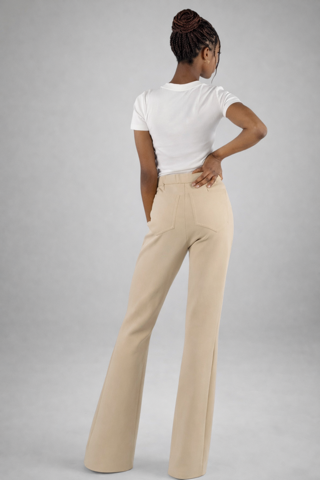 Pantalone Georgia a vita alta