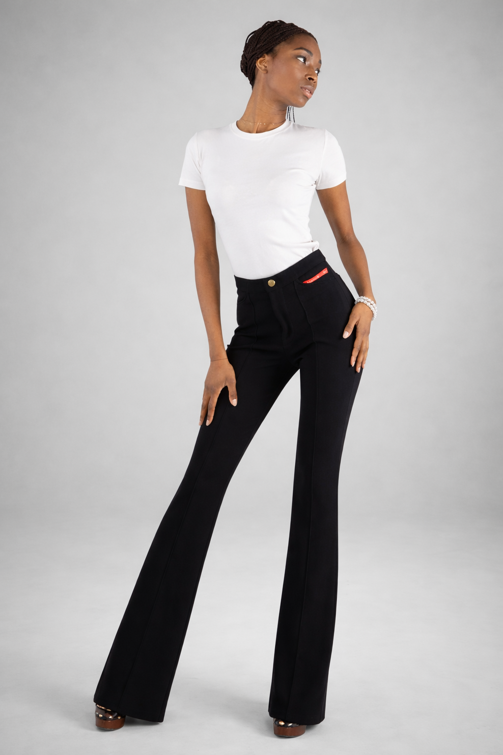 Pantalone Georgia a vita alta