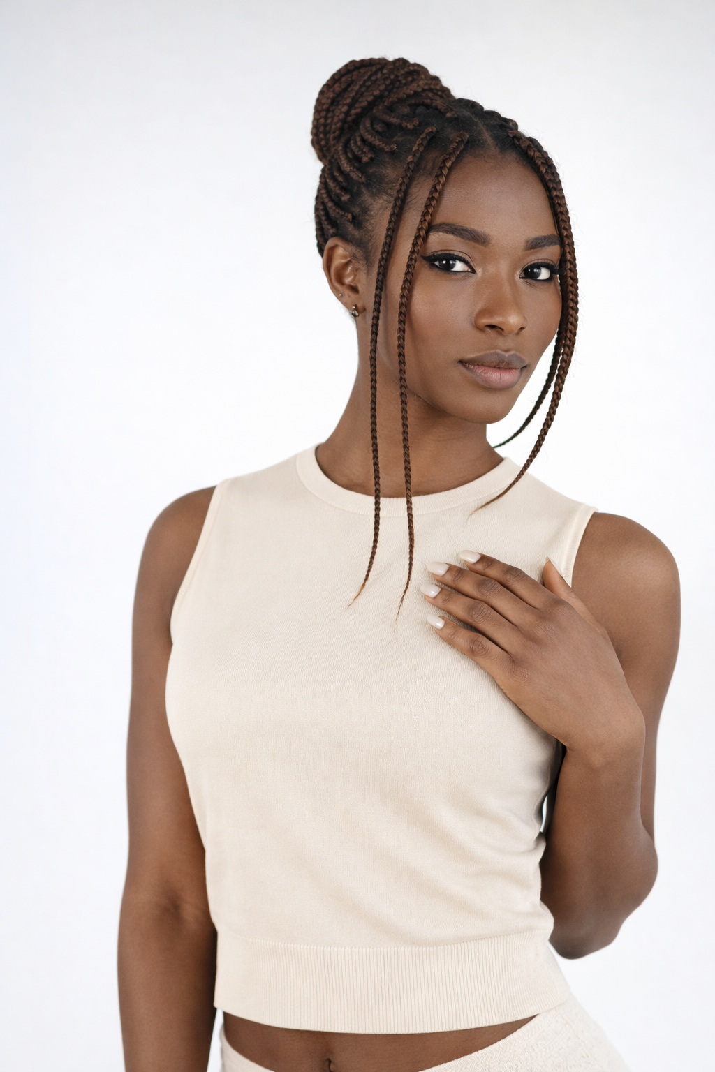 Top Maiorca in maglia di viscosa